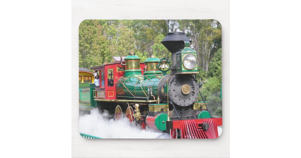 STEAM TRAIN MOUSE PAD Zazzle