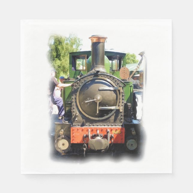 STEAM TRAIN NAPKINS (Front)