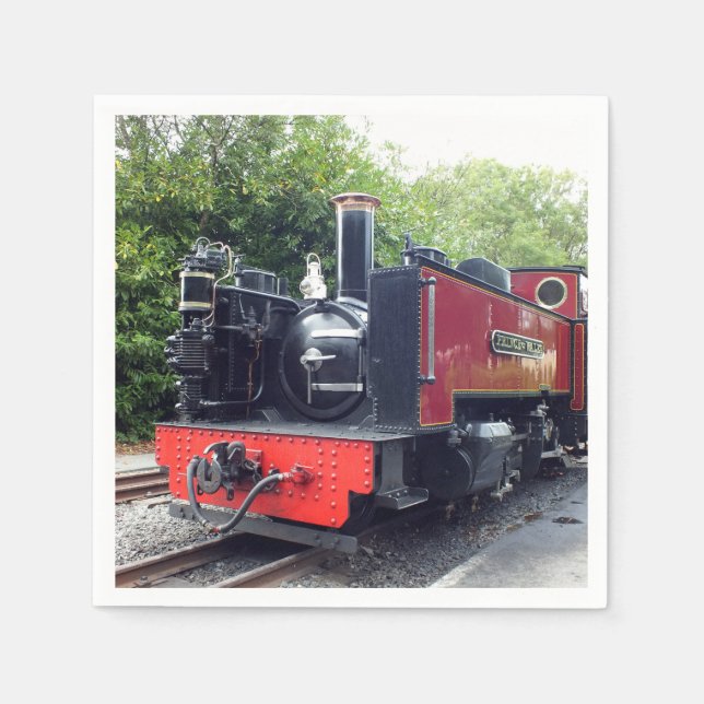 STEAM TRAIN   NAPKINS (Front)