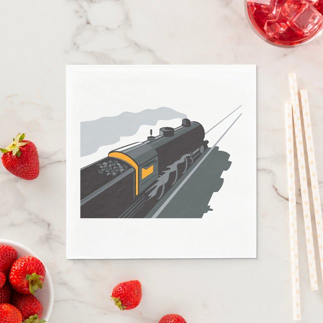 Steam Train Napkins (Creator Uploaded)