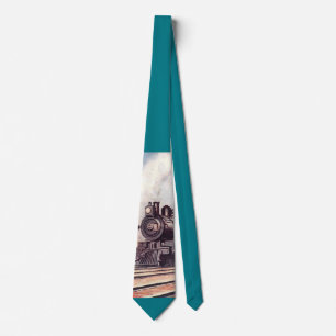Steam Train Neck Tie