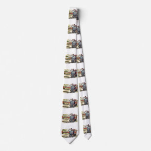 STEAM TRAIN NECK TIE