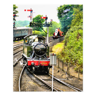 STEAM TRAIN PHOTO PRINT