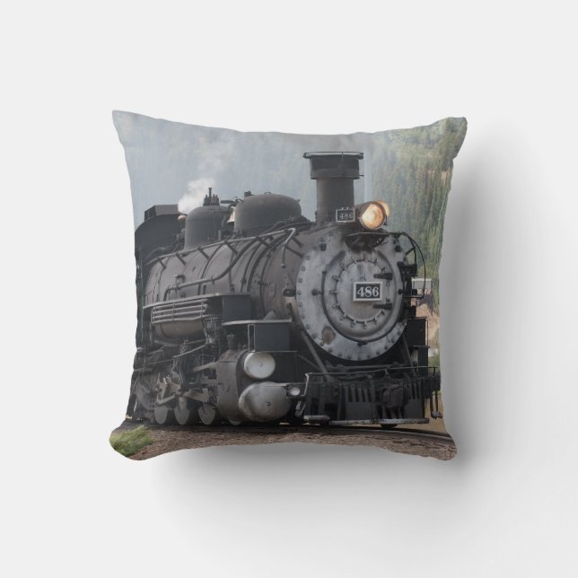 Steam Train Pillow (Front)