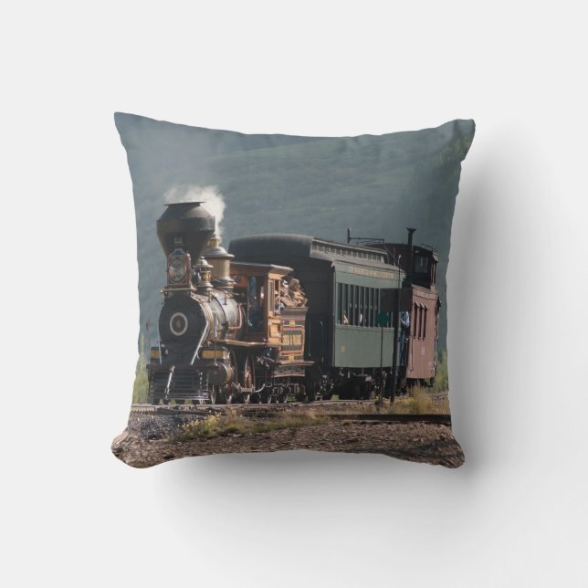 Steam Train Pillow (Front)