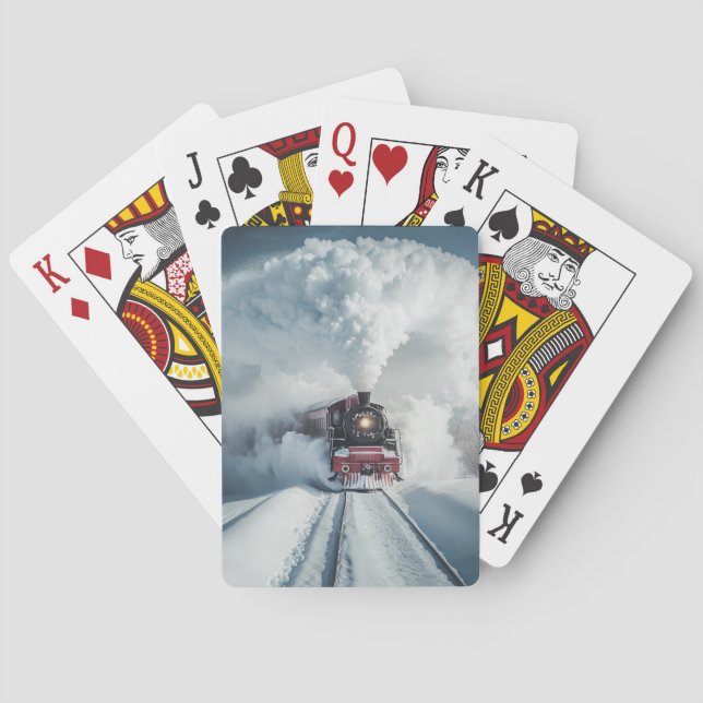 Steam Train Playing Cards (Back)
