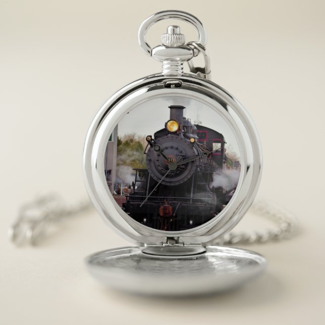 Steam Train Pocket Watch (Inside)