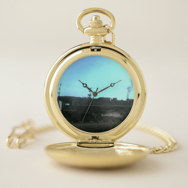 Steam train pocket watch (Inside)