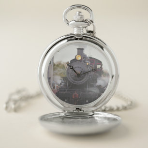 Steam Train Pocket Watch