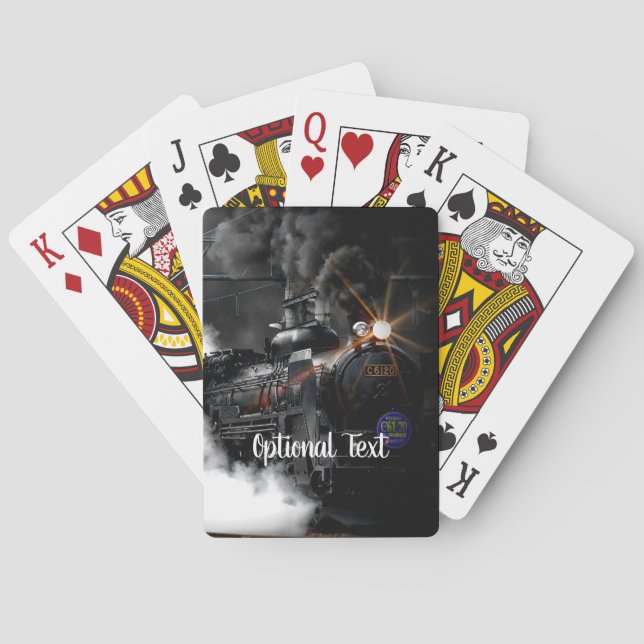Steam Train  Poker Cards (Back)
