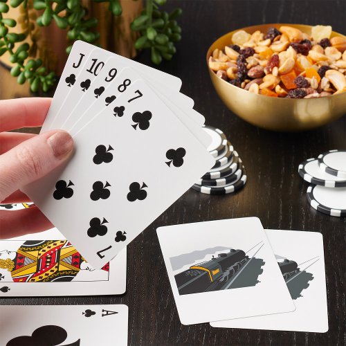 Steam Train Poker Cards
