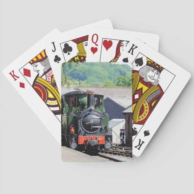 STEAM TRAIN  POKER CARDS (Back)