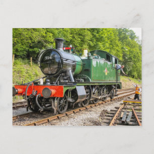 Steam Train Postcard