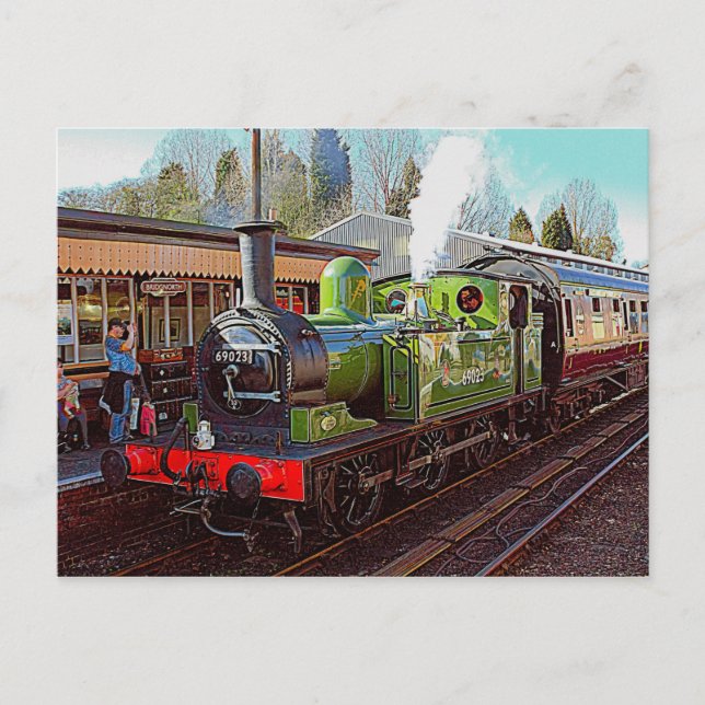 Steam Train Postcard (Front)