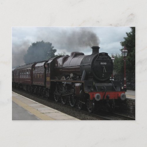 Steam train _ Postcard