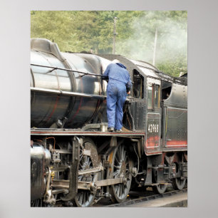 STEAM TRAIN POSTER