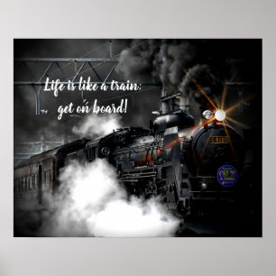 Steam Train Poster