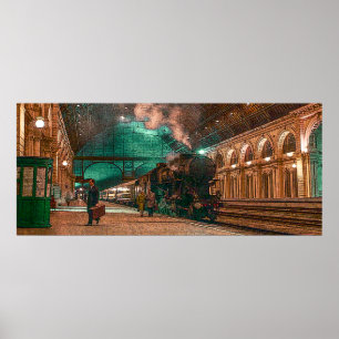 Steam Train Poster