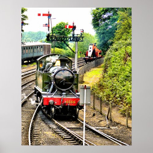 STEAM TRAIN POSTER