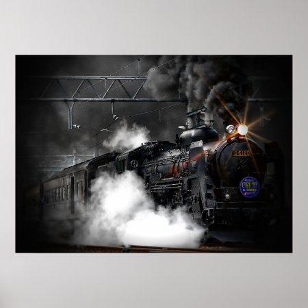 Steam Train Poster