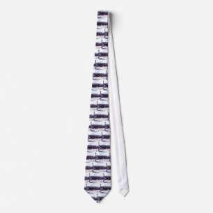steam train railway locomotive station engine neck tie