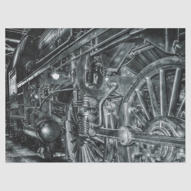 steam train tissue paper (Front)