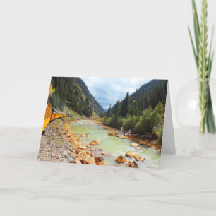 Steam train to Durango Holiday Card