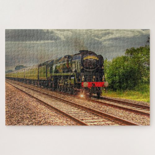 Steam Train Torbay Express UK Jigsaw Puzzle