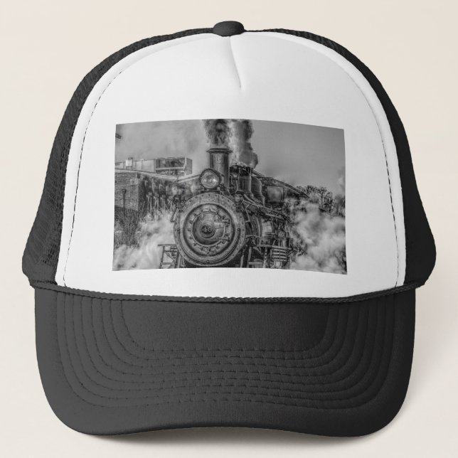 Steam Train Trucker Hat (Front)