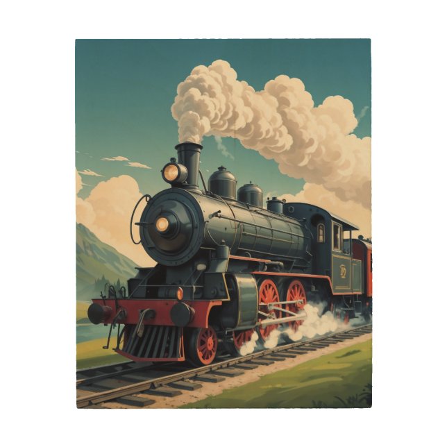 Steam train - Wall art (Front)