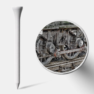 STEAM TRAIN WHEELS GOLF TEES