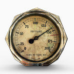 STEAM TRAINS ACRYLIC AWARD<br><div class="desc">An old pressure gauge from a steam train.</div>