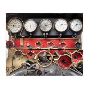 STEAM TRAINS ACRYLIC PRINT