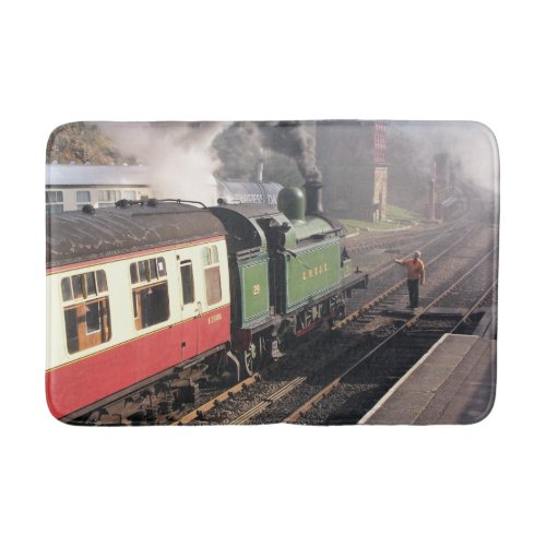 STEAM TRAINS BATH MAT