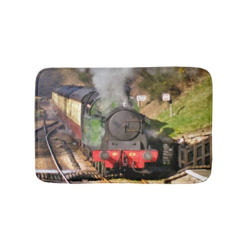 STEAM TRAINS BATH MAT