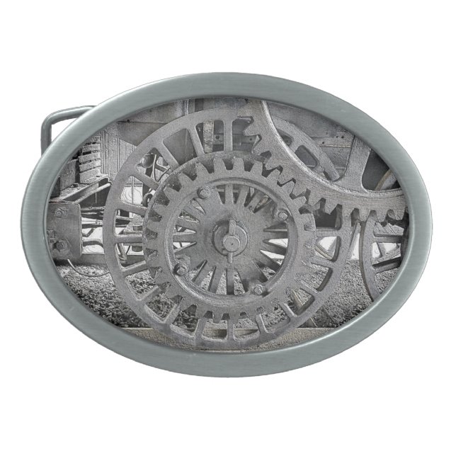 STEAM TRAINS  BELT BUCKLE (Front)