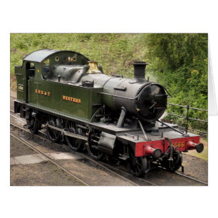 STEAM TRAINS BIG CARD