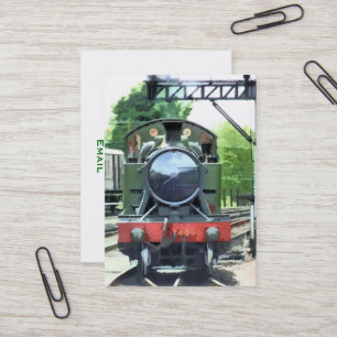 STEAM TRAINS BUSINESS CARD