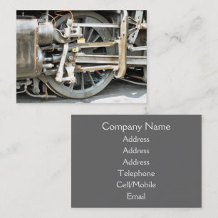 STEAM TRAINS BUSINESS CARD