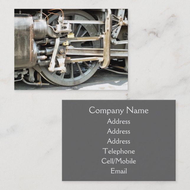 STEAM TRAINS BUSINESS CARD (Front/Back)