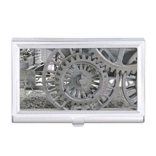 STEAM TRAINS   BUSINESS CARD CASE