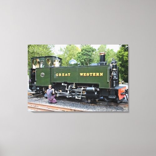 STEAM TRAINS CANVAS PRINT