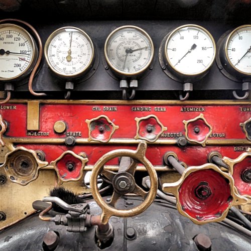 STEAM TRAINS CANVAS PRINT