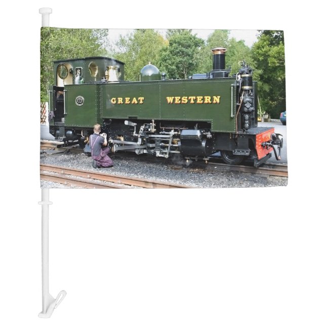 STEAM TRAINS CAR FLAG (Front)