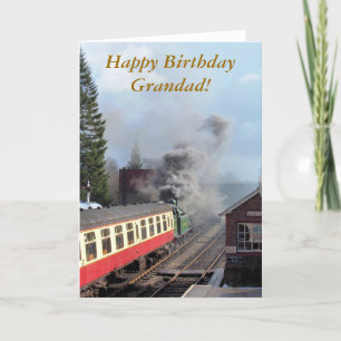 STEAM TRAINS CARD