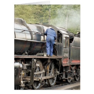 STEAM TRAINS CARD