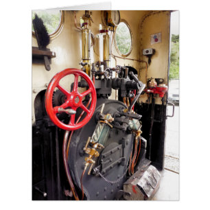 STEAM TRAINS CARD