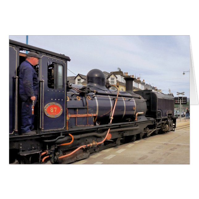 STEAM TRAINS CARD (Front Horizontal)