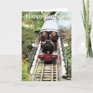 STEAM TRAINS CARD