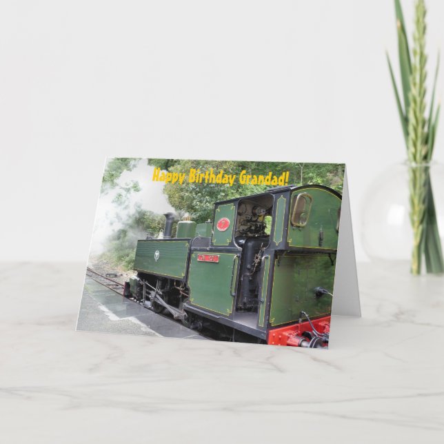 STEAM TRAINS CARD (Front)